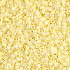 Miyuki delica Beads 11/0 - Opaque pale yellow DB-1491